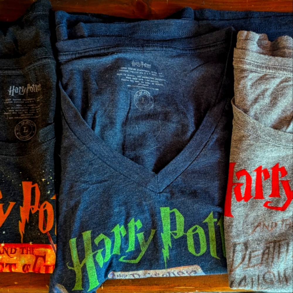 Harry Potter Book Cover Tshirts